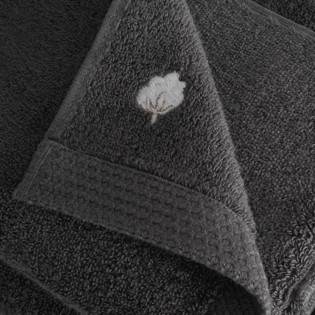 ręcznik haftowany z bawełny organicznej