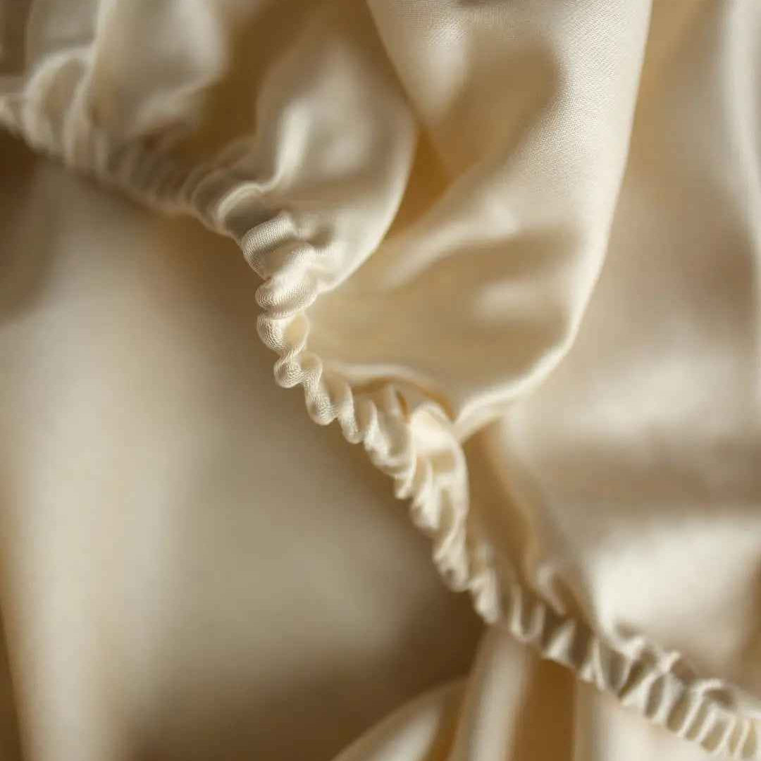 Pościel Satynowa Milky White – 100% Bawełna Turecka, 140g, Styl Hotelowy