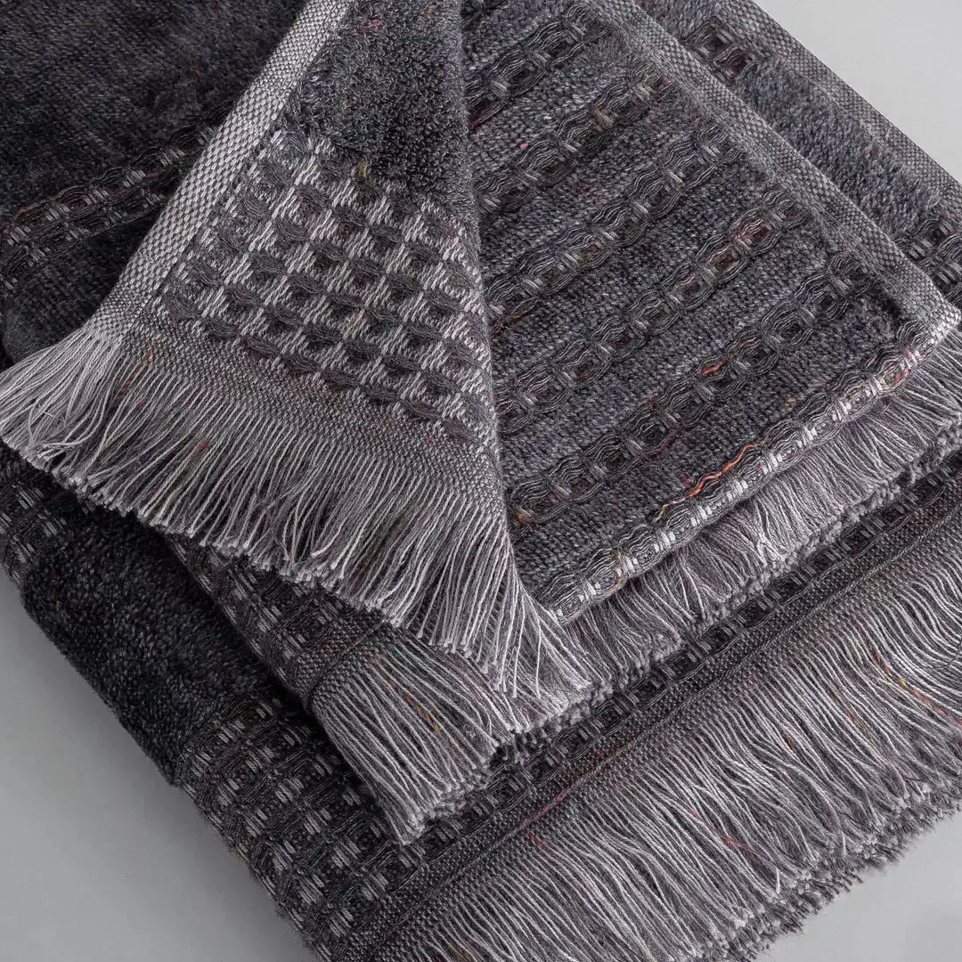 Zestaw 3 ręczników Zeus – 100% Organiczna Turecka Bawełna, Antracyt Wivanco Bedding