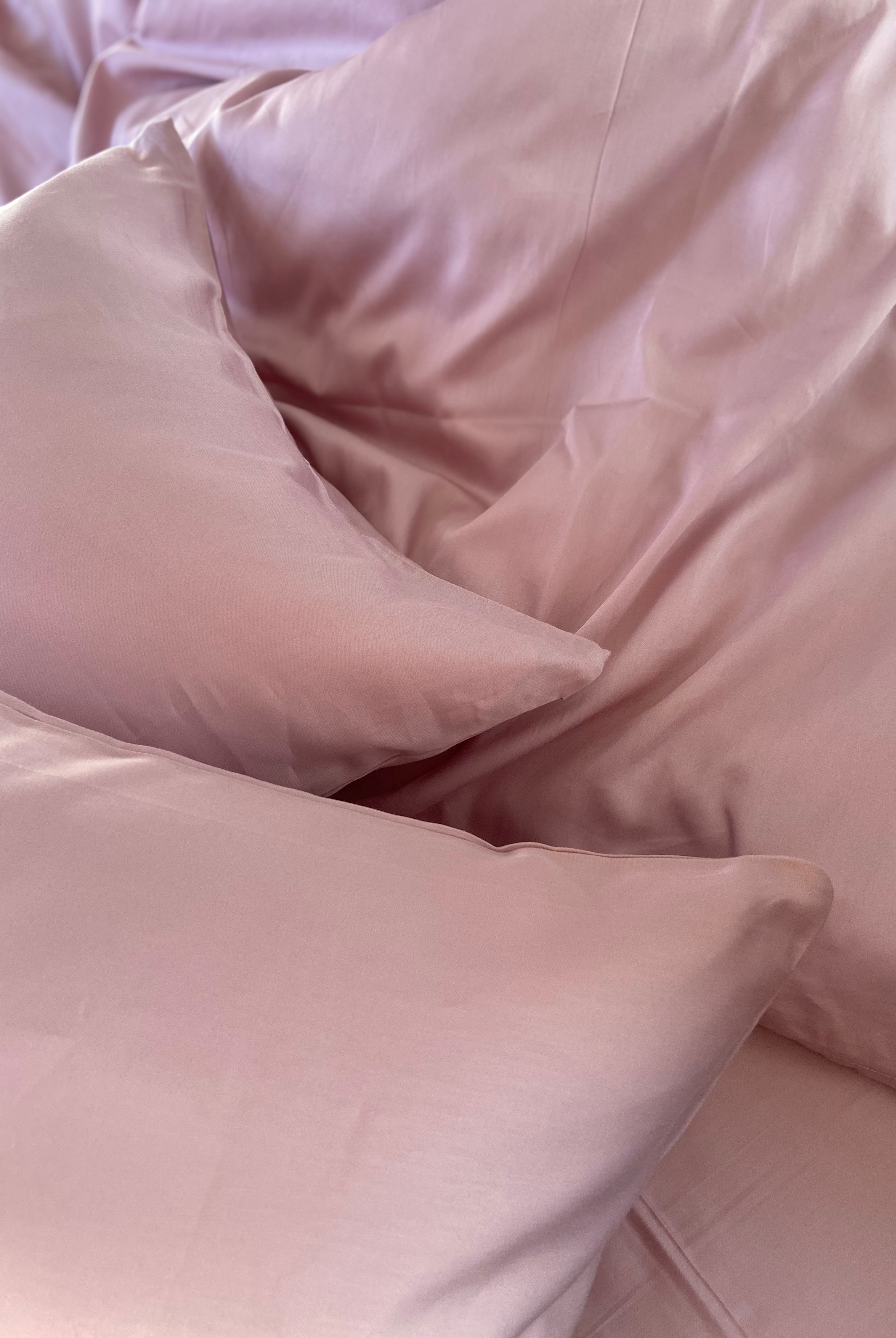 luksusowa pościel satynowaPościel Satynowa Pudrowy róż – 100% Bawełna Turecka, 140g, Luksus Hotelowy - Wivanco Bedding