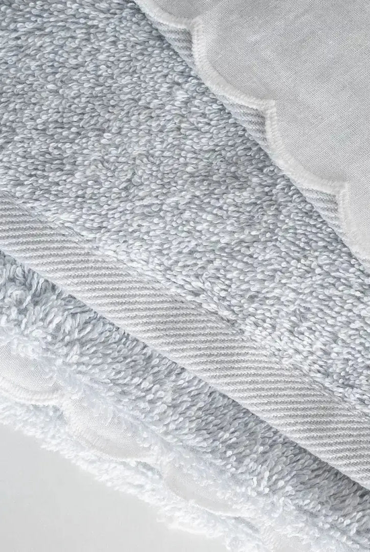 Zestaw 2 Ręczników Kąpielowych – Derin – Damski, 100% Organiczna Bawełna, Ręcznie Haftowany, Jasny Niebieski Wivanco Bedding