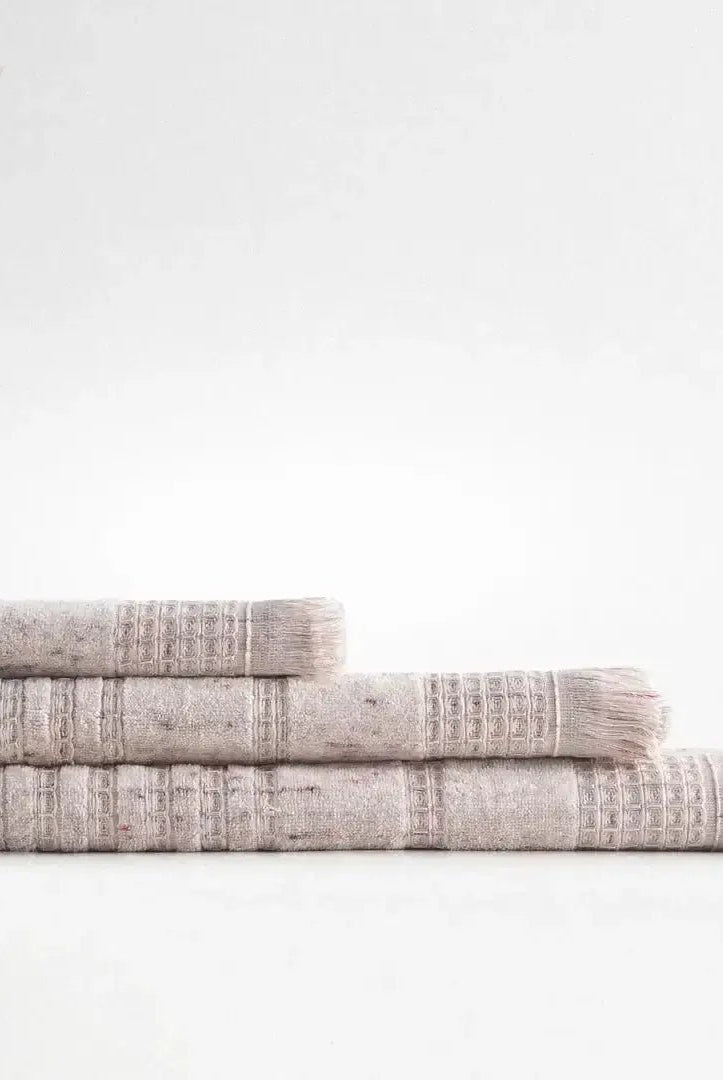 Zestaw 3 ręczników Maia – 100% Organiczna Turecka Bawełna, Różowy puder Wivanco Bedding