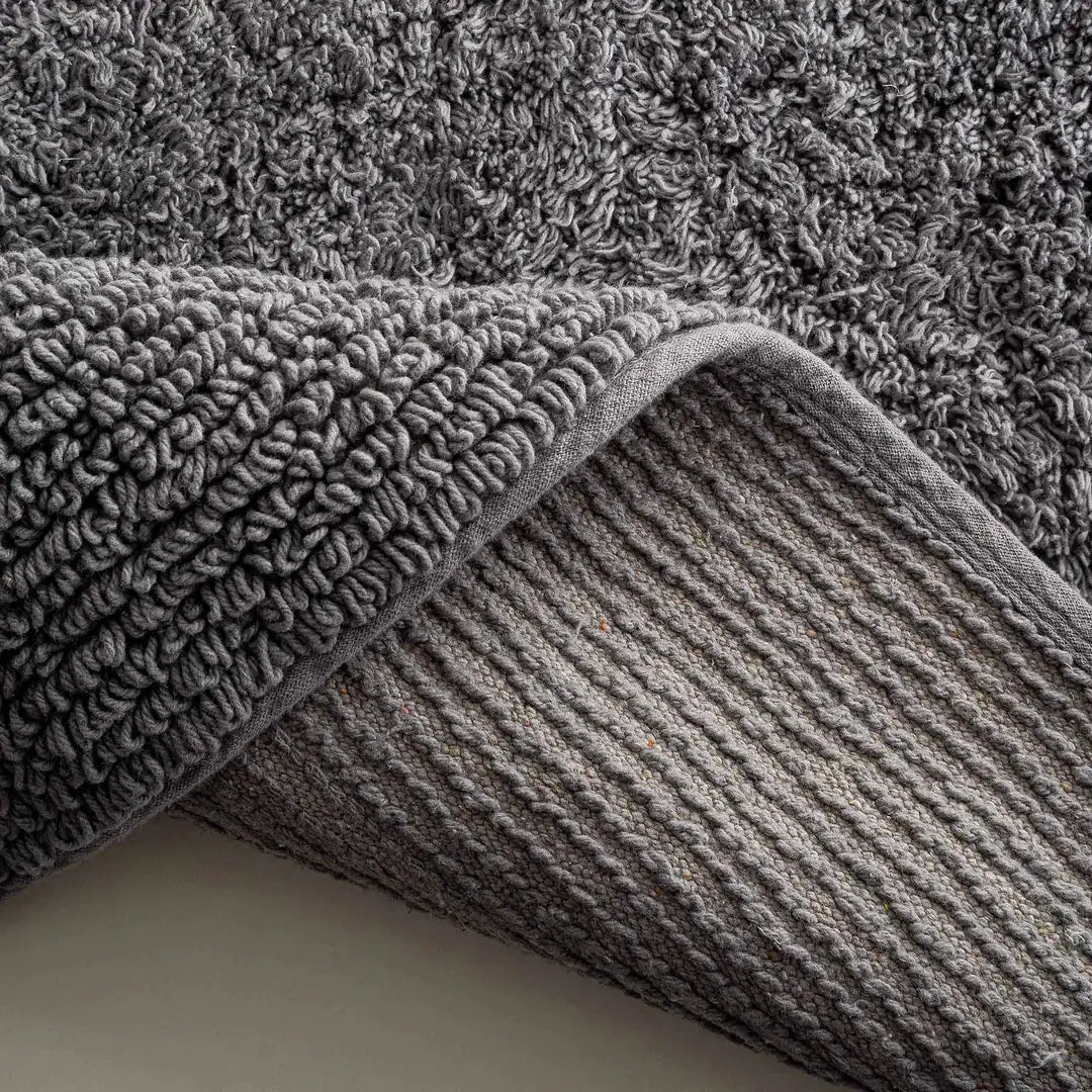 Zestaw 2 dywaników łazienkowych Petra – 100% Turecka Czesana Bawełna, Antracyt Wivanco Bedding