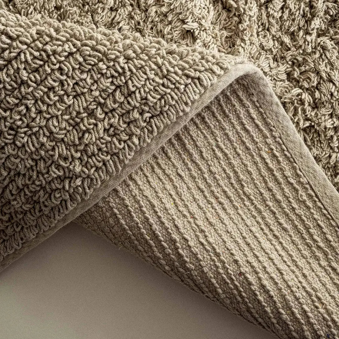 Zestaw 2 dywaników łazienkowych Petra – 100% Turecka Czesana Bawełna, Beż Wivanco Bedding