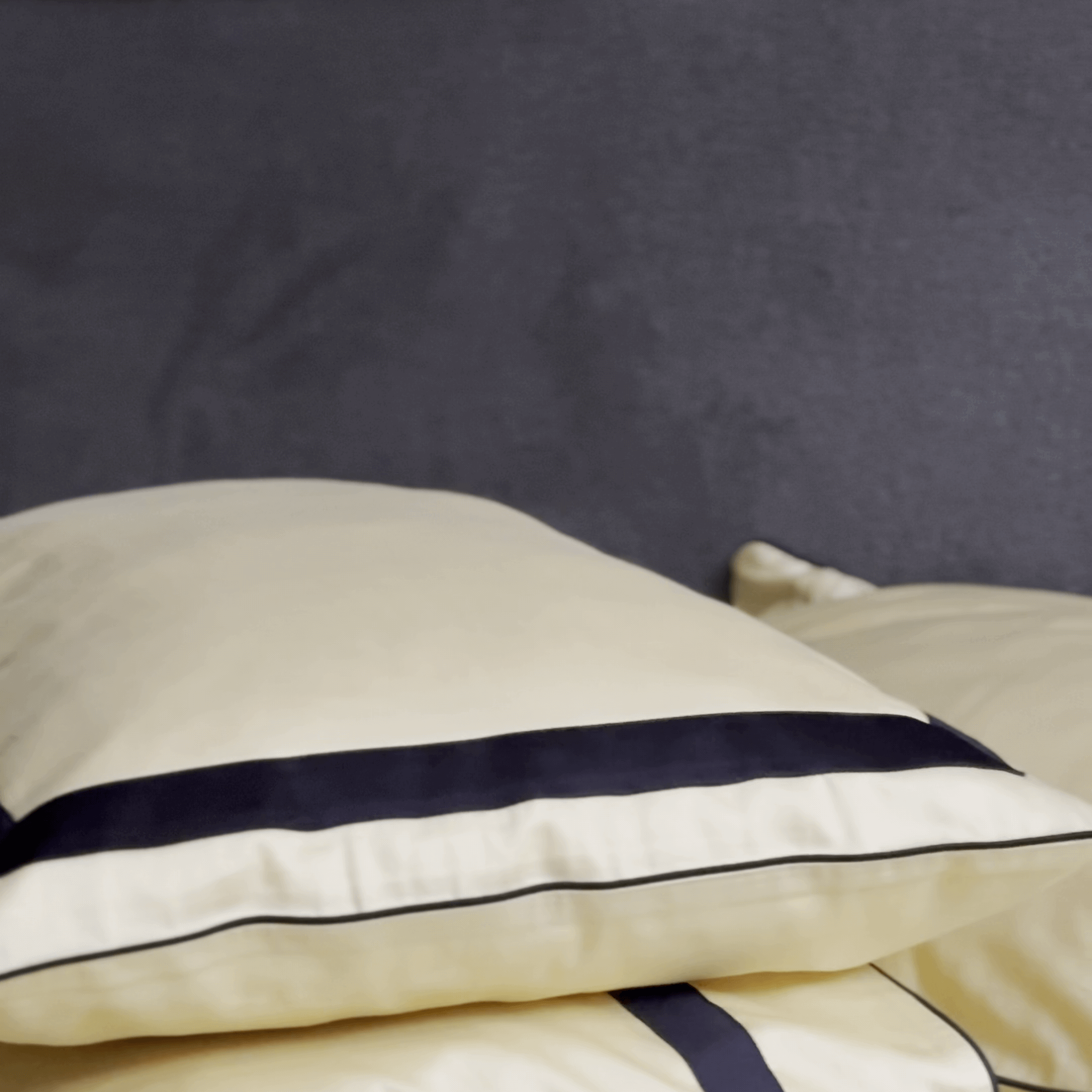 Pościel z Merceryzowanej Satyny – Jasnożółty & Czarny ,100% Bawełna Turecka, 140 g/m², Edycja Exclusive Wivanco Bedding