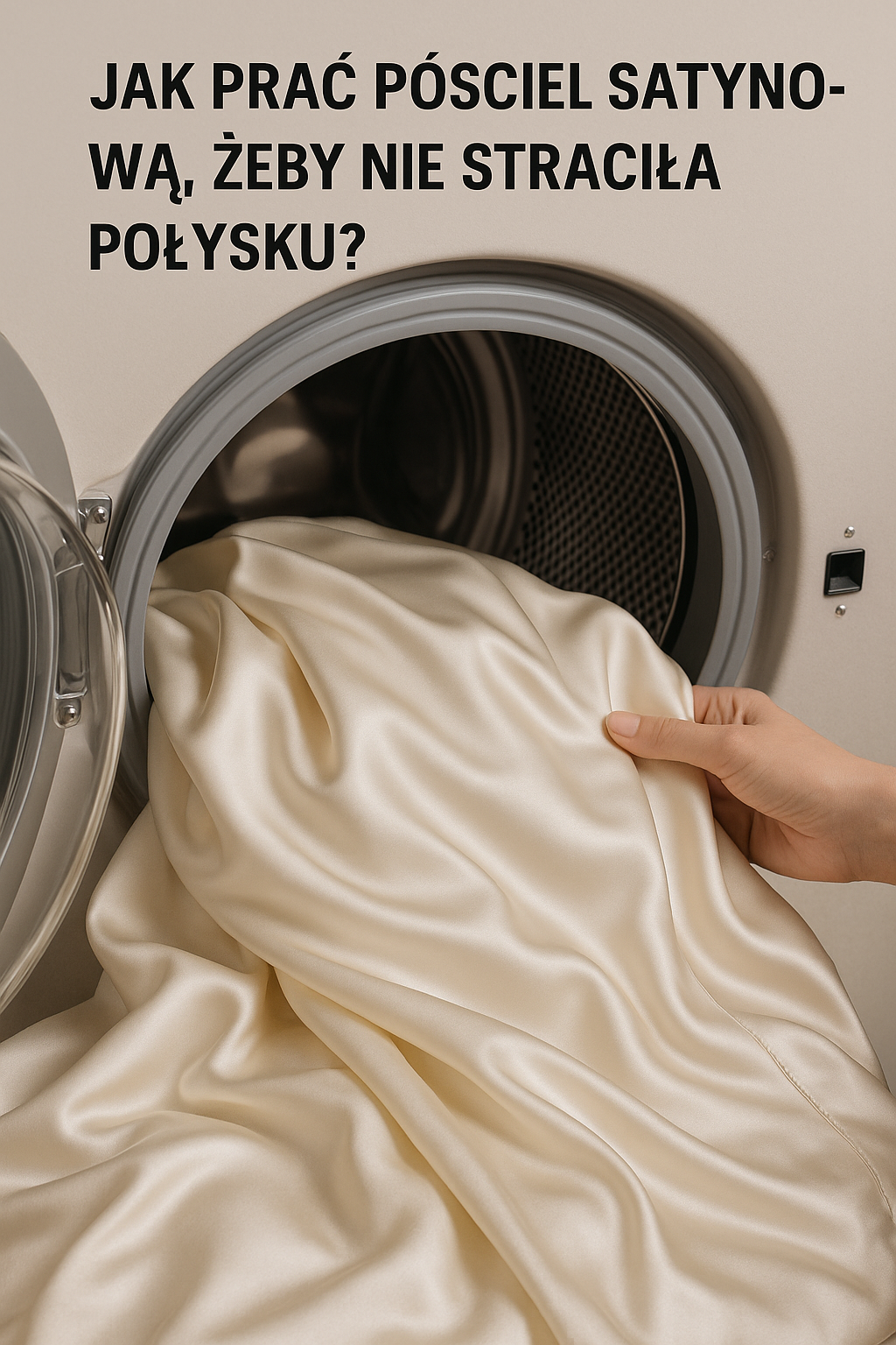 JAK PRAĆ POŚCIEL SATYNOWĄ, ŻEBY NIE STRACIŁA POŁYSKU?