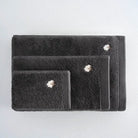 ręcznik haftowany z bawełny organicznej