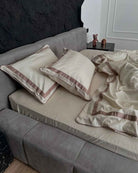 Pościel z Merceryzowanej Satyny – Champagne & Kakao, 100% Bawełna Turecka, 140 g/m², Edycja Exclusive