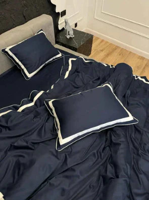 Luksusowy komplet pościeli satynowej w eleganckim stylu, idealny do sypialni 160x200 cm, 180x200 cm i 220x200 cm