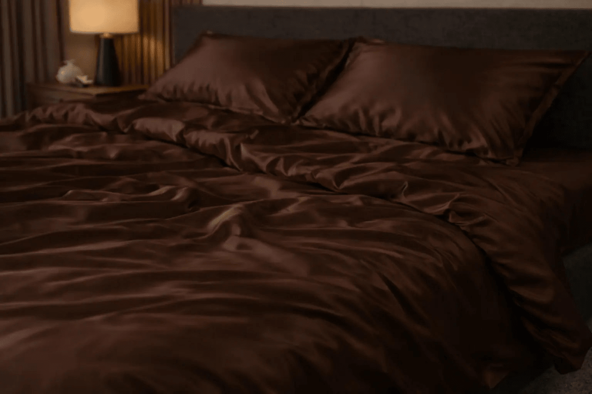 Pościel Satynowa Czekoladowa – 100% Bawełna Turecka, 140g, Luksusowa Jakość Wivanco Bedding
